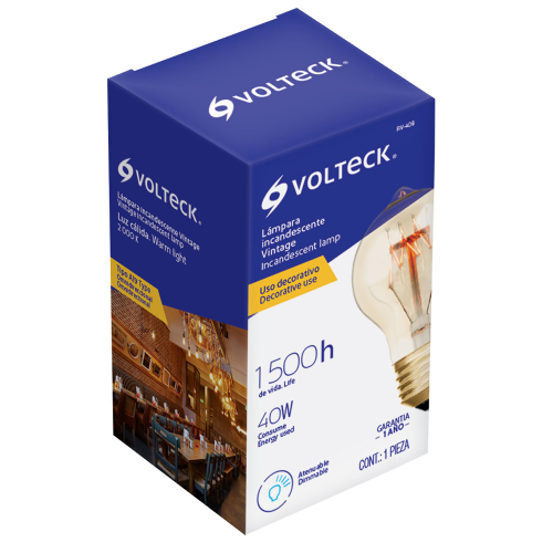 LAMPARA VINTAGE 400W BOMBILLA