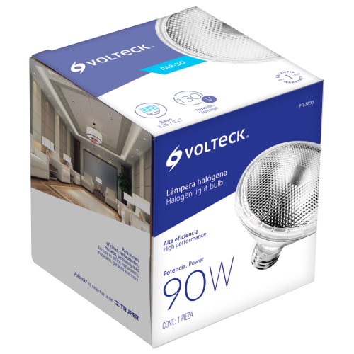 FOCO DE HALÓGENO TIPO PAR 38, 90 W