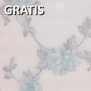 Papel Tapiz 3d Diseño FLores Vintage .53x10m Rinde 5.3m²