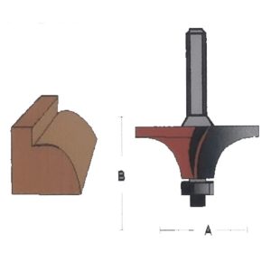 REDONDEADOR 1/4 X 1 1/4 CARBURO